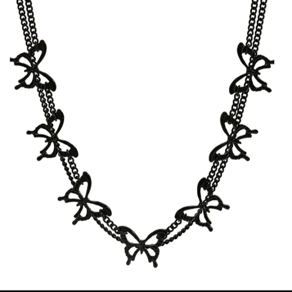 Black Butterfly Necklace🦋